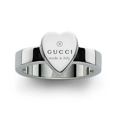 anello gucci con cuore|Anelli in Argento .